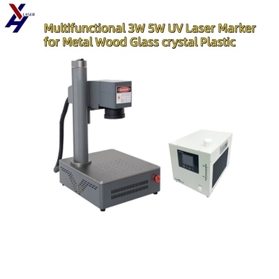 Wielofunkcyjny 3W 5W UV laser marker do metalu drewna szkła kryształowego tworzywa sztucznego