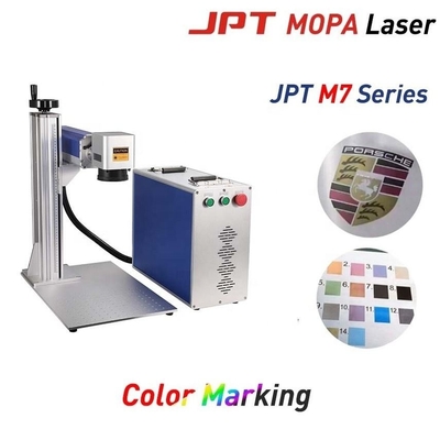 Jpt M7 Split Desk Mopa Fiber Laser Color Engraver dla biżuterii aluminiowej ze stali nierdzewnej
