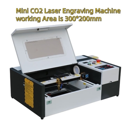 40W 50W 300*200 3020 Mały przenośny grawer laserowy CO2 drukarka laserowa