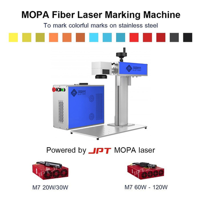 50W 100W 3D Mopa Color Laser Marking Machine do głębokiego grawerowania metalu