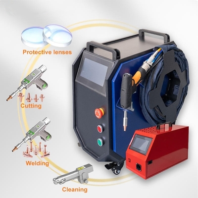 Chłodzony powietrzem 1500W 2000W Spawarka laserowa Laserowa maszyna spawalnicza do stali nierdzewnej, miedzi i aluminium