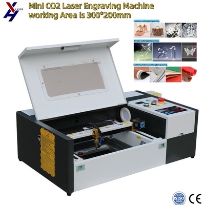 Tańsza maszyna do cięcia laserowego CNC 3020 40W 50W do akrylu ze skóry papieru drewnianego